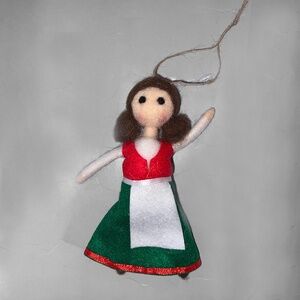 Traditional Italian Girl Ornament